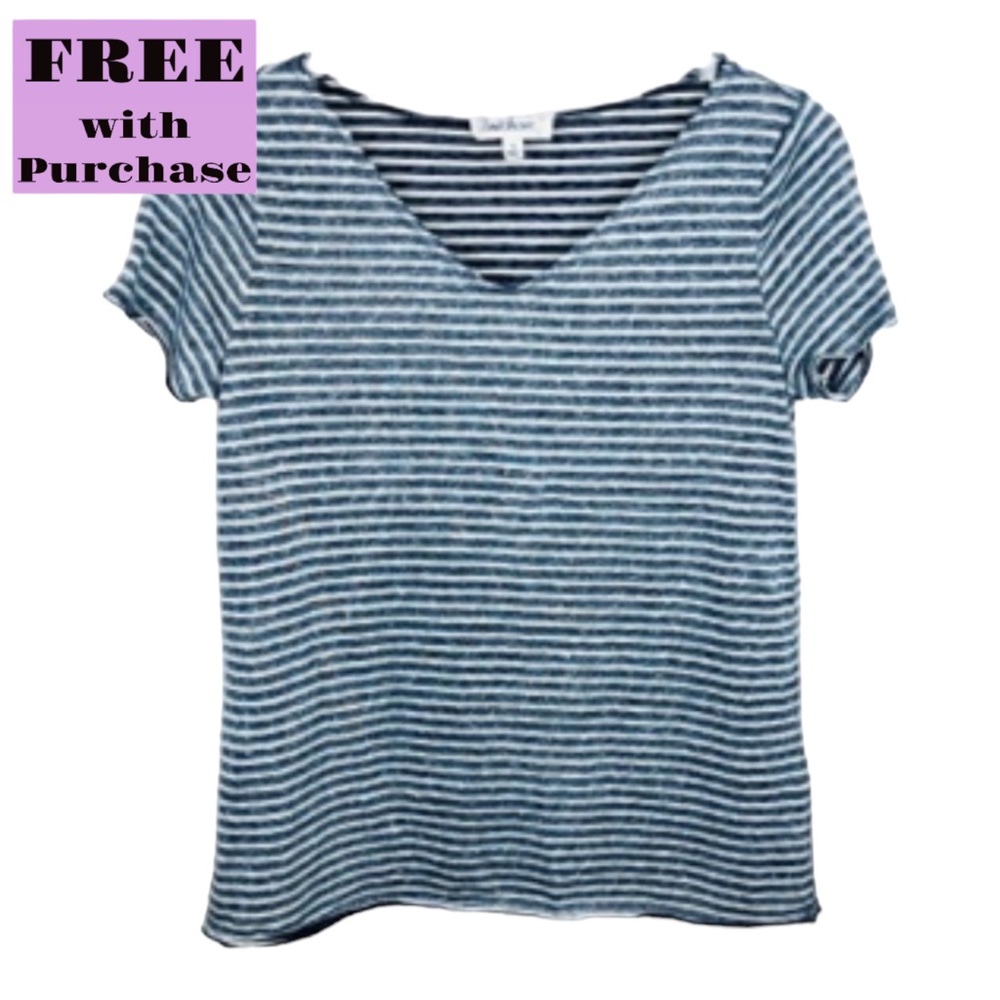 Cloud Chaser Reversed Striped Top